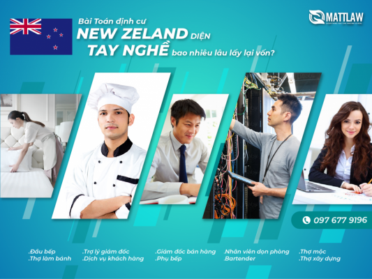 Bài toán định cư New Zealand diện tay nghề: Bao nhiêu lâu lấy lại vốn?