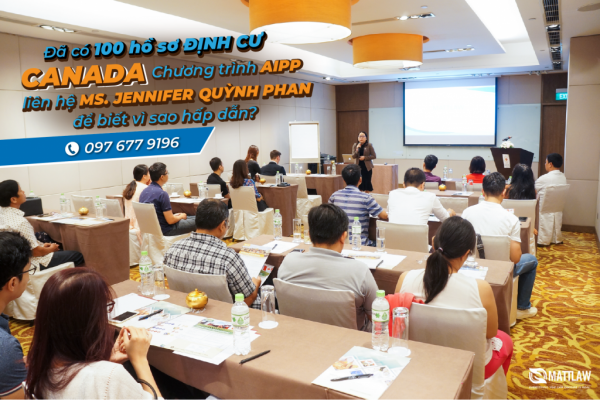 Đã có 100 hồ sơ định cư Canada chương trình AIPP. Liên hệ MS. Jennifer Quỳnh Phan để biết vì sao hấp dẫn?