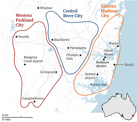 Sydney và kế hoạch “Siêu đô thị 3 thành phố”