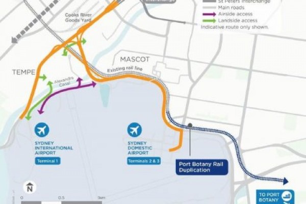 NSW xây dựng đường cao tốc mới đến sân bay: không thu phí, không đèn