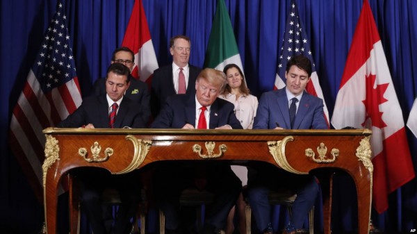 Ủy ban thương mại: Kinh tế Mỹ tăng trưởng khiêm tốn với NAFTA mới