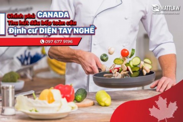 Chính phủ Canada thu hút đầu bếp toàn cầu định cư diện tay nghề