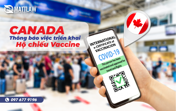 Canada thông báo việc triển khai hộ chiếu Vaccine