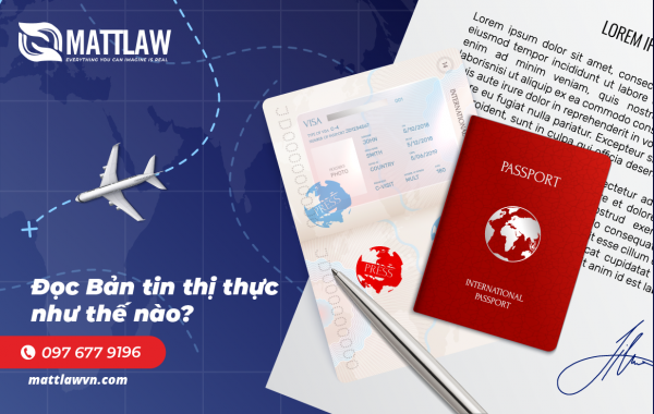 Đọc Bản tin thị thực như thế nào?