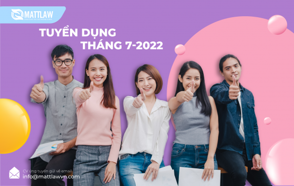 TUYỂN DỤNG THÁNG 7-2022