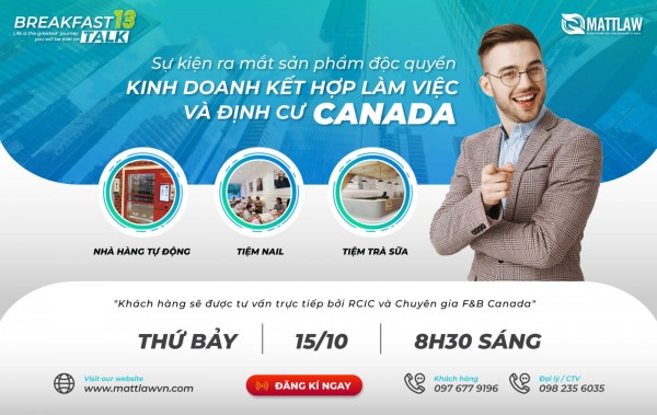 Kinh doanh kết hợp làm việc định cư Canada